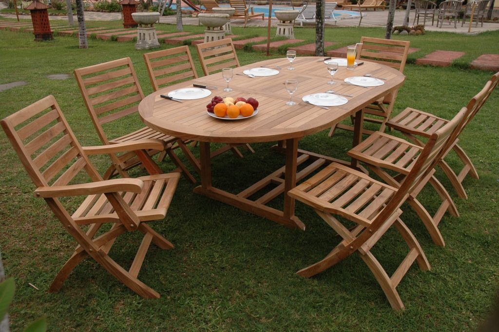 Anderson Teak Bahama Andrew 9-Pieces Dining Set