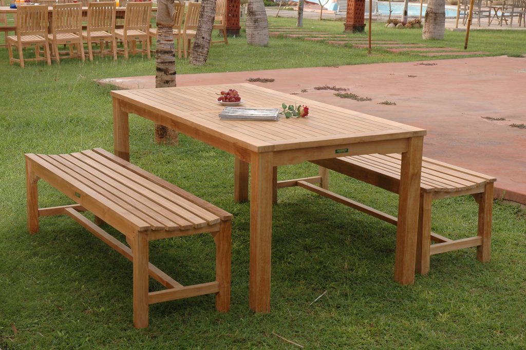 Anderson Teak Bahama Hampton 3-Pieces Dining Set
