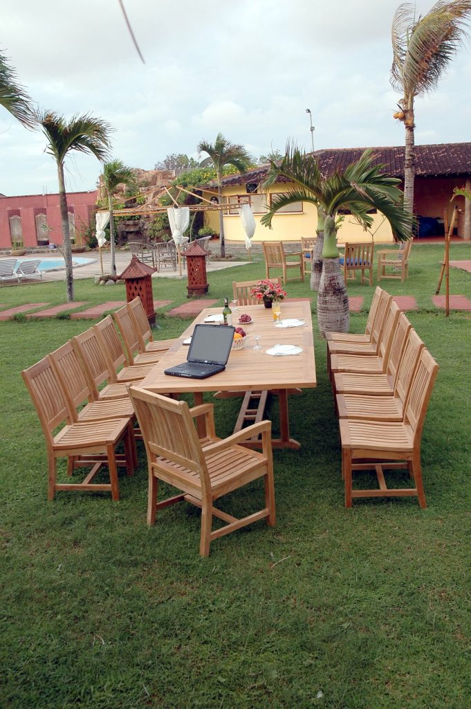 Anderson Teak Valencia Rialto 15-Pieces Dining Set