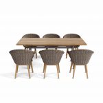 Anderson Teak SET-39A 7-pc Alura Padua Dining Table Set - Image 2