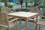 Anderson Teak Windsor Wilshire 5-Pieces Dining Set - Image 4