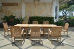 Anderson Teak Bahama Stackable Sahara 9-Pieces Rectangular Dining Set A - Image 4