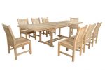 Anderson Teak Bahama Sahara 9-Pieces 10' Rectangular Dining Set - Image 2