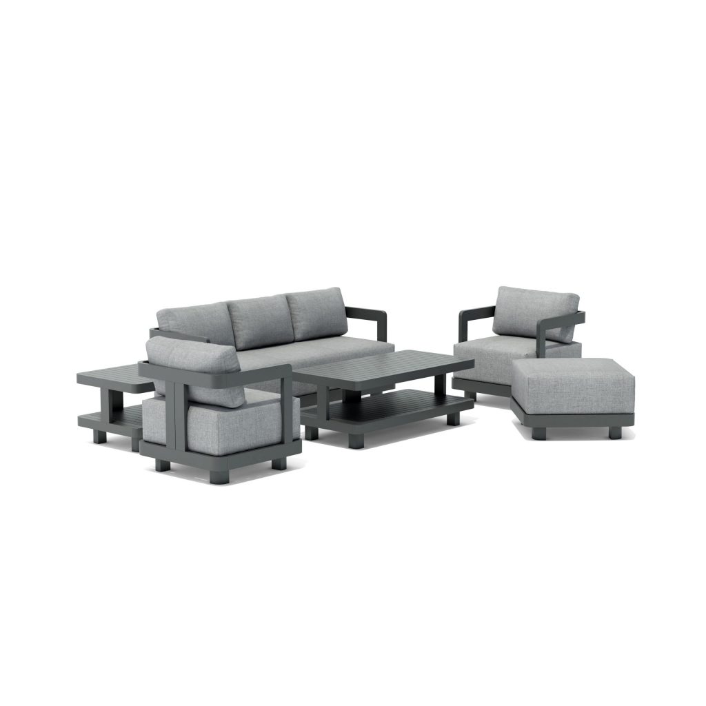 Anderson Teak SET-901-AL 6-pc Granada Aluminum Deep Seating
