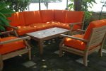 Anderson Teak Riviera Luxe 7-Pieces Modular Set With Rectangular Table A - Image 5
