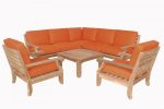 Anderson Teak Riviera Luxe 8-Pieces Modular Set - Image 6