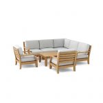Anderson Teak Riviera Luxe 8-Pieces Modular Set - Image 2