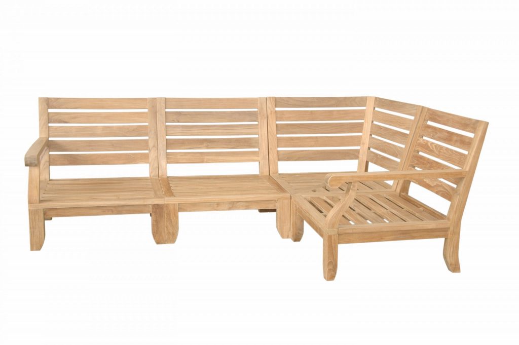 Anderson Teak Riviera Luxe 4-Pieces Modular Set