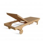 Anderson Teak Capri Sun Lounger Adjusted Back & Side Tray - Image 2