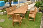 Anderson Teak Bahama Sahara 9-Pieces 8' Rectangular Dining Set