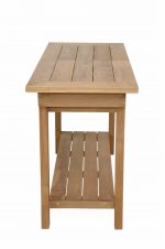 Anderson Teak Nautilus Console Table w/ SS Container - Image 4