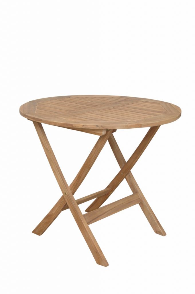 Anderson Teak Chester 32" Round Folding Picnic Table