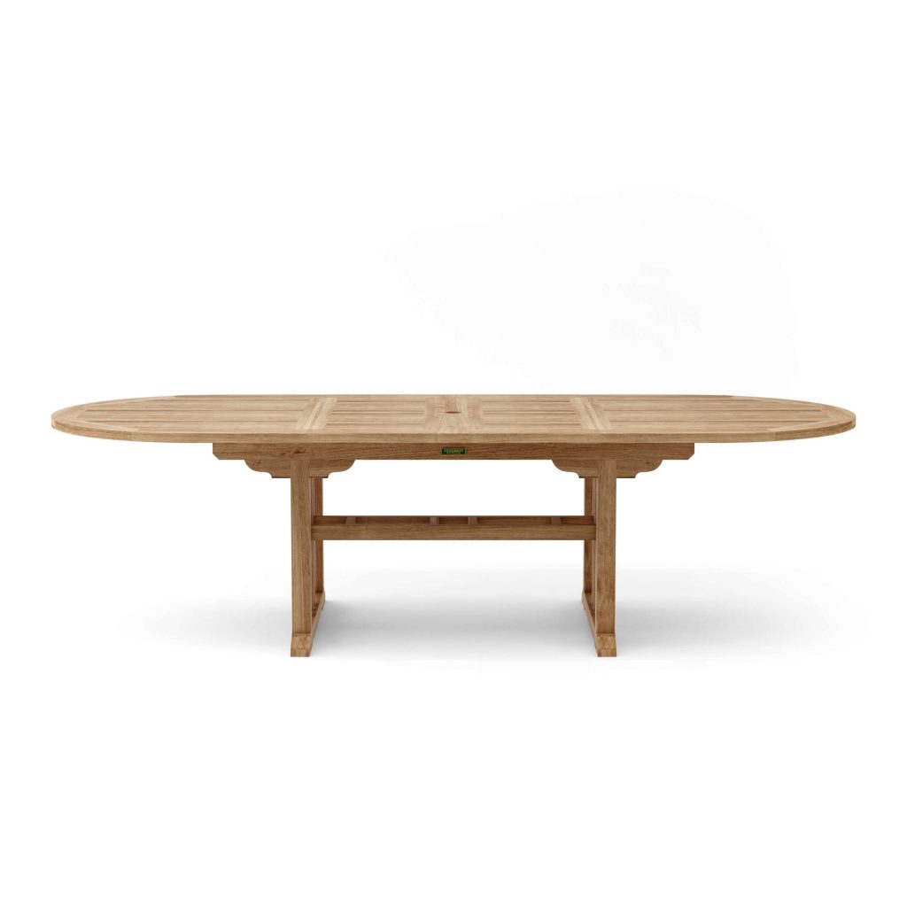 Anderson Teak Sahara 106" Oval Double Ext. Table