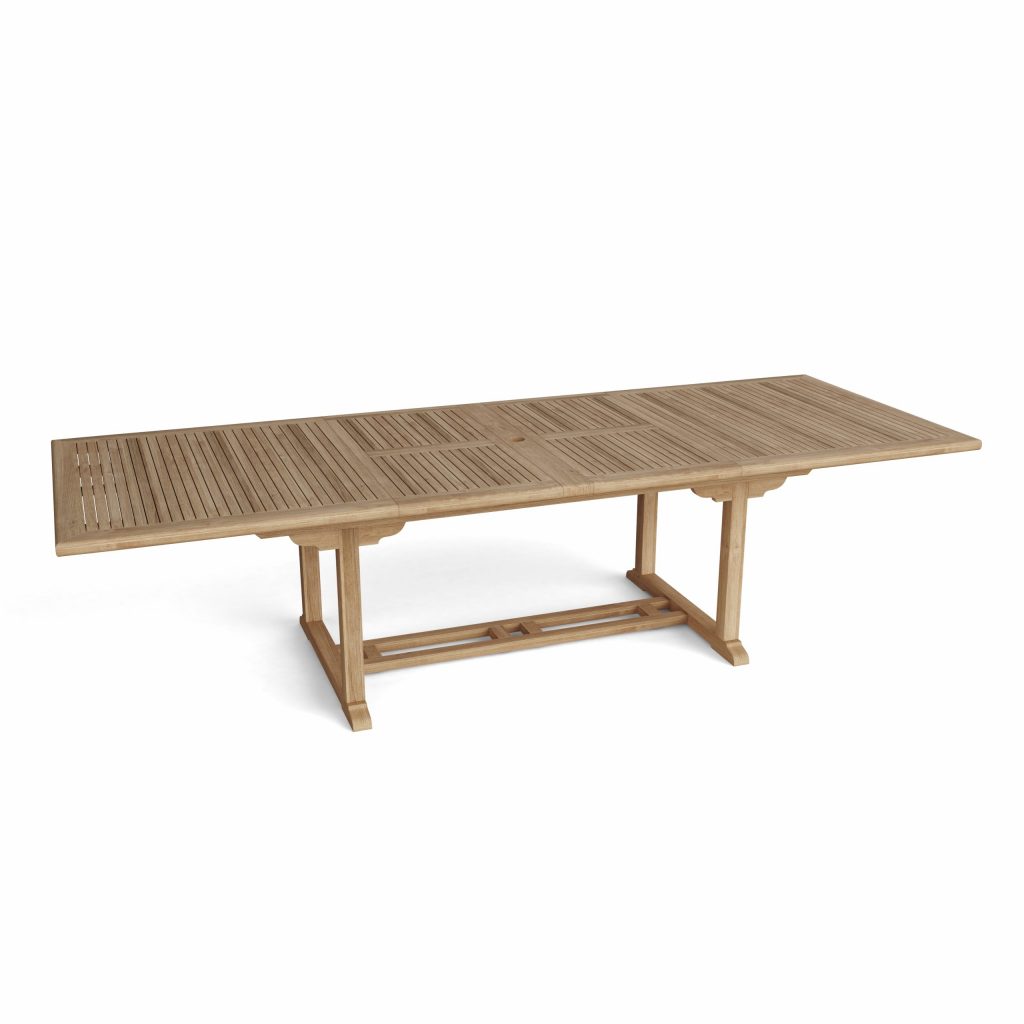 Anderson Teak Valencia 117" Rectangular Table w/ Double Extensions