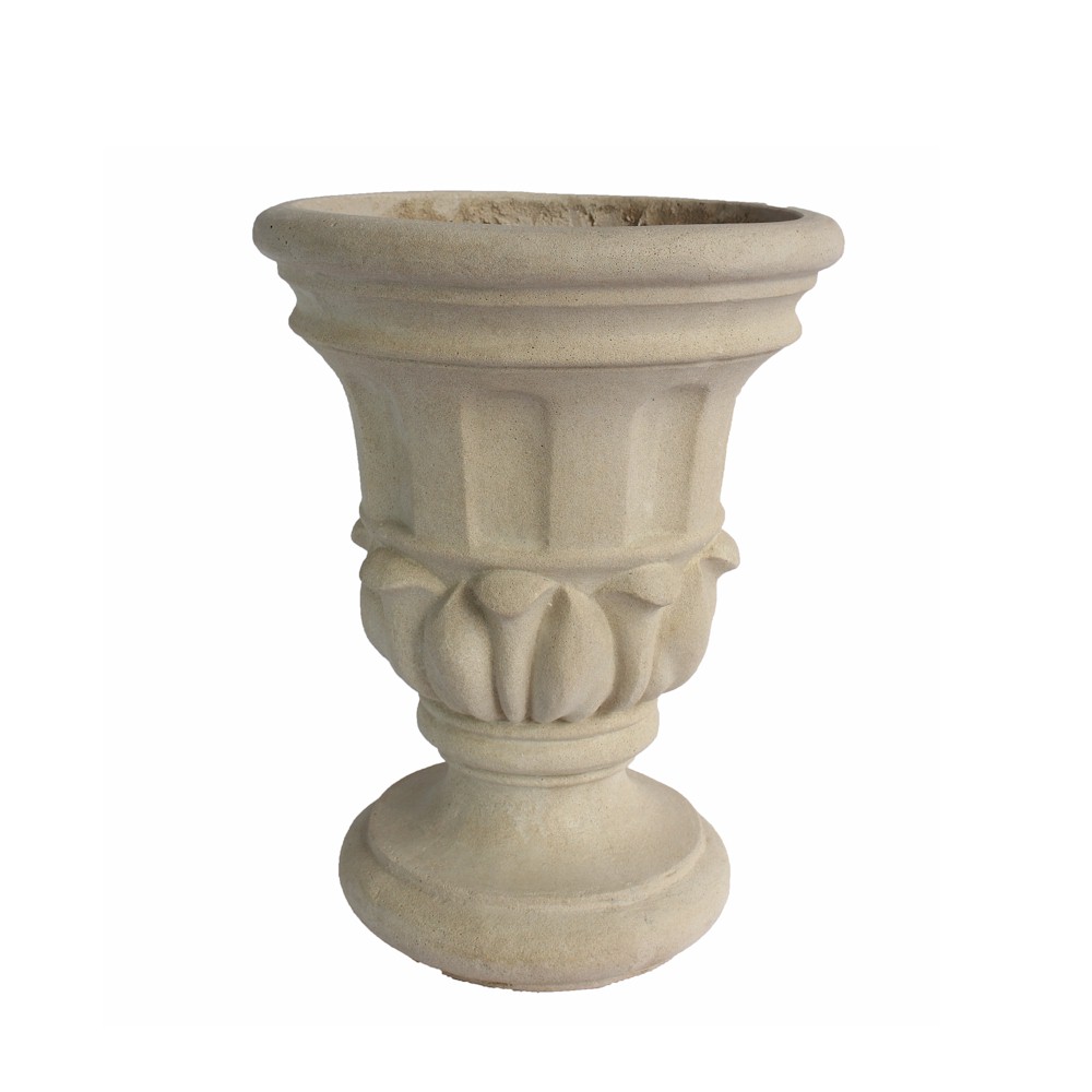 URN-1520.1 Anderson Teak Magnolia Urn - Image 1