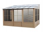 Gazebo Penguin - Florence - Wall Mounted Solarium 8x12 Polycarbonate Roof - Image 2