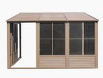 Gazebo Penguin - Florence - Wall Mounted Solarium 10x16 Metal Roof - Image 4