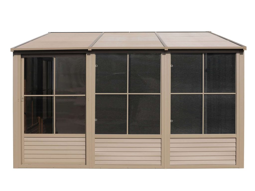 Gazebo Penguin - Florence - Wall Mounted Solarium 10x16 Metal Roof