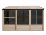 Gazebo Penguin - Florence - Wall Mounted Solarium 10x12 Metal Roof - Image 2