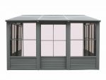 Gazebo Penguin - Florence - Wall Mounted Solarium 10x16 Metal Roof - Image 13