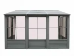 Gazebo Penguin - Florence - Wall Mounted Solarium 8x16 Metal Roof - Image 4
