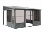 Gazebo Penguin - Florence - Wall Mounted Solarium 10x16 Metal Roof - Image 7