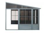 Gazebo Penguin - Florence - Wall Mounted Solarium 10x16 Metal Roof - Image 15