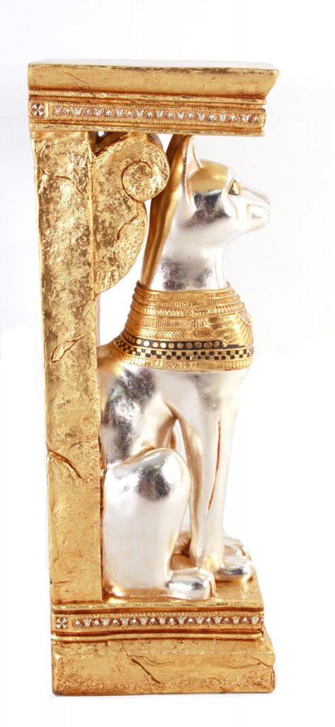 Egyptian Cat Pedestal