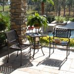 Savannah Outdoor Aluminum 3 Piece Bistro Set