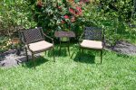 Savannah Outdoor Aluminum 3 Piece Bistro Set - Image 2