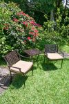 Savannah Outdoor Aluminum 3 Piece Bistro Set