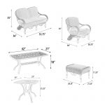 Grand Bonaire Weave Outdoor 7 Piece Outdoor Set (KIT)