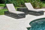 Monterey Outdoor Chaise and Side Table Set of 3 (KIT) - Image 2