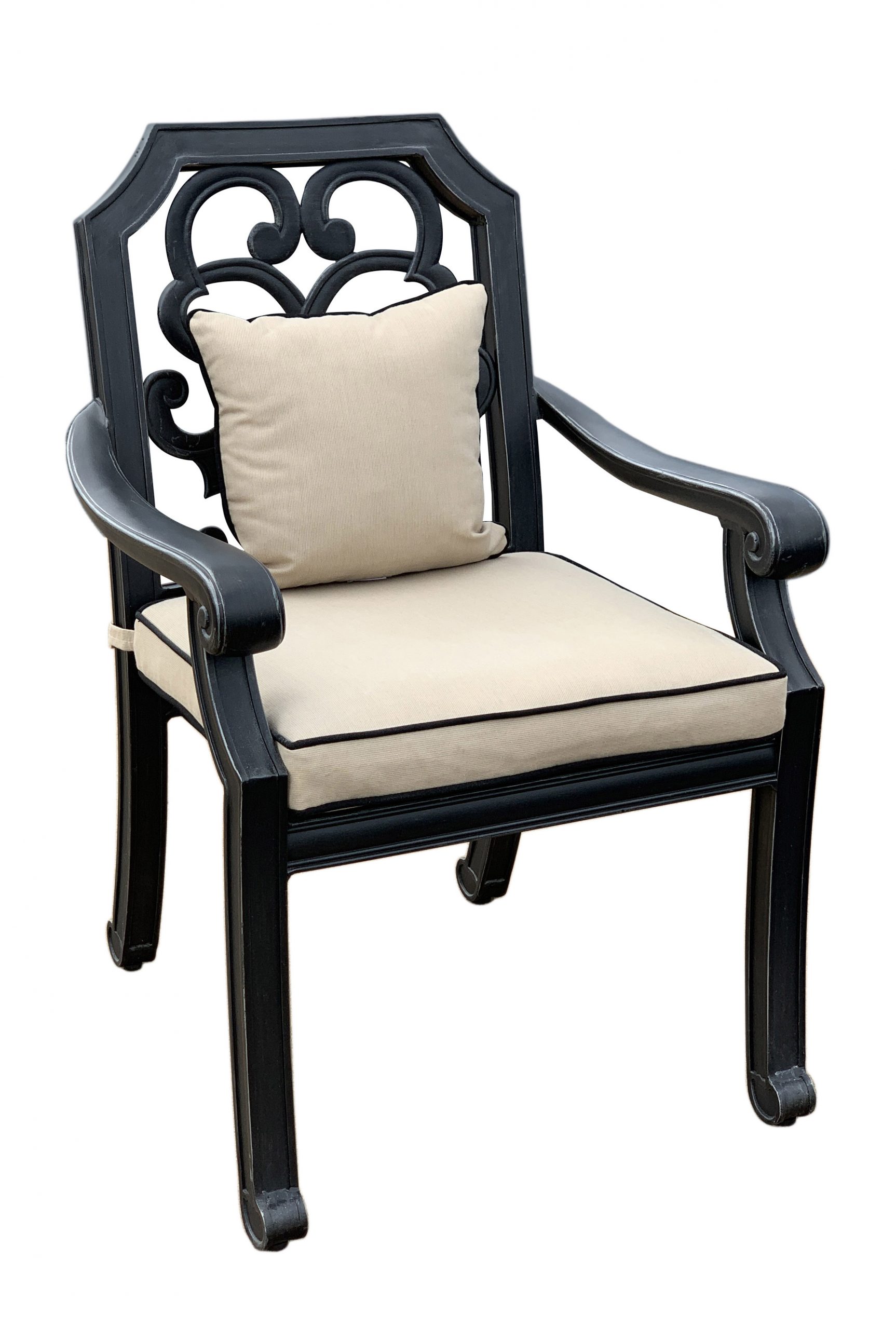 12011521 Astoria Dining Armchair with Accent Pillow - Image 1