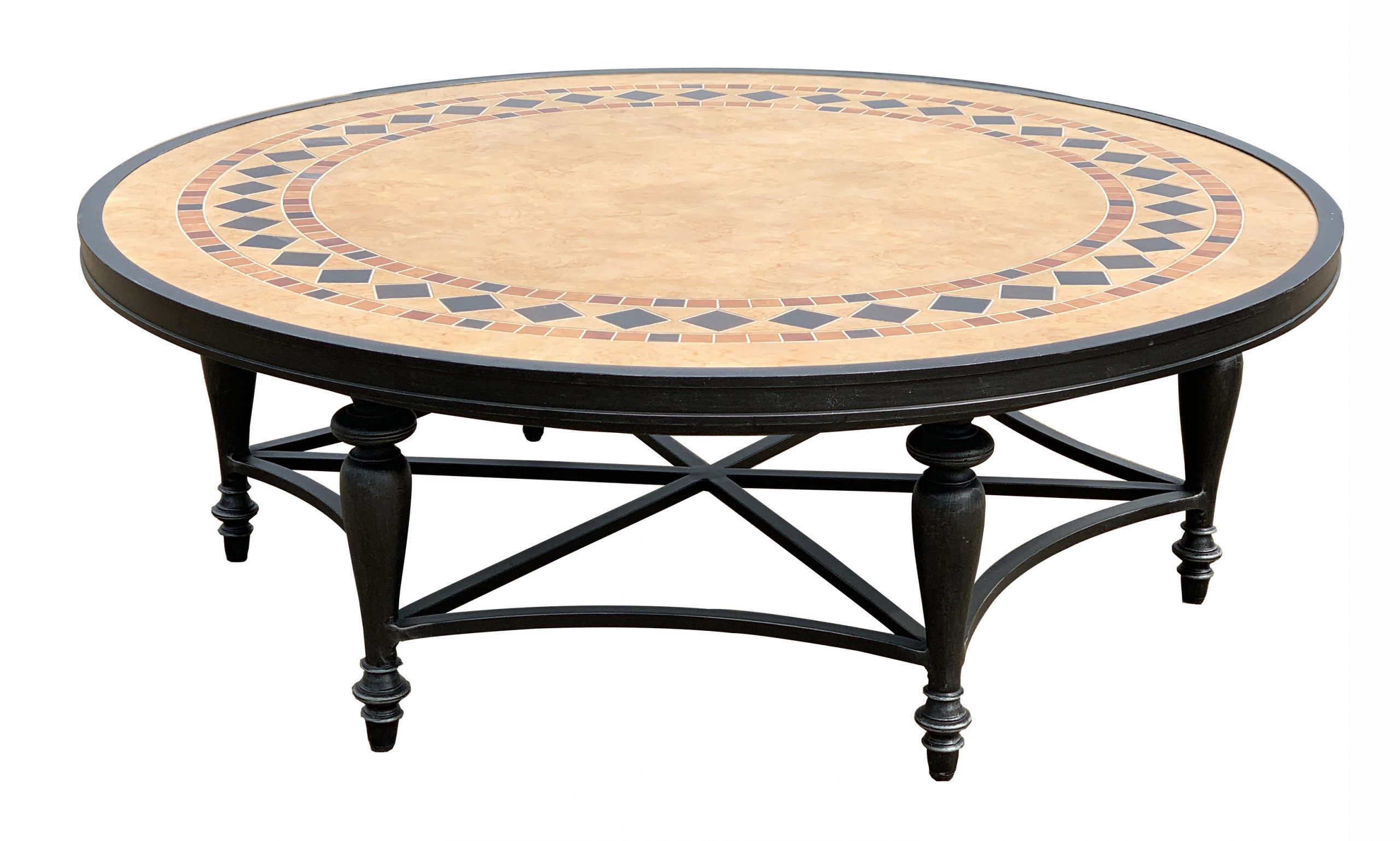 12011532 Astoria Round Tile Outdoor Coffee Table - Image 1