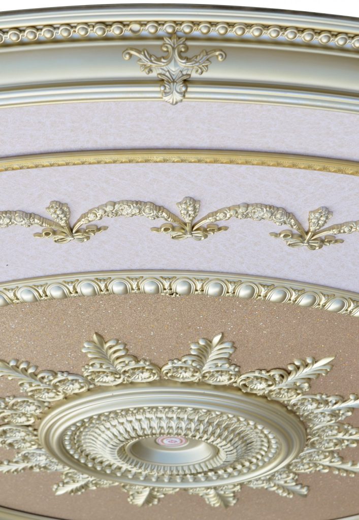 Rose Gold Grand Ceiling Medallion 98.5 Inch Diameter