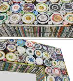 Quilled Large Leaner Coil Art Mirror 36x79 - Image 3