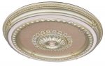 Rose Gold Round Chandelier Ceiling Medallion 47in - Image 2