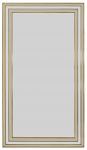 Leaner Mirror with Metal Accent Gold