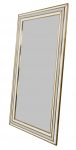Leaner Mirror with Metal Accent Gold