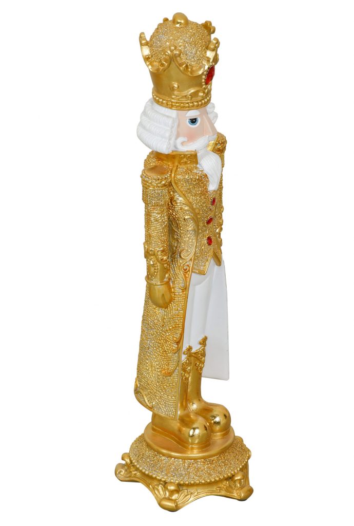 24.5in Nutcracker with Gold Coat