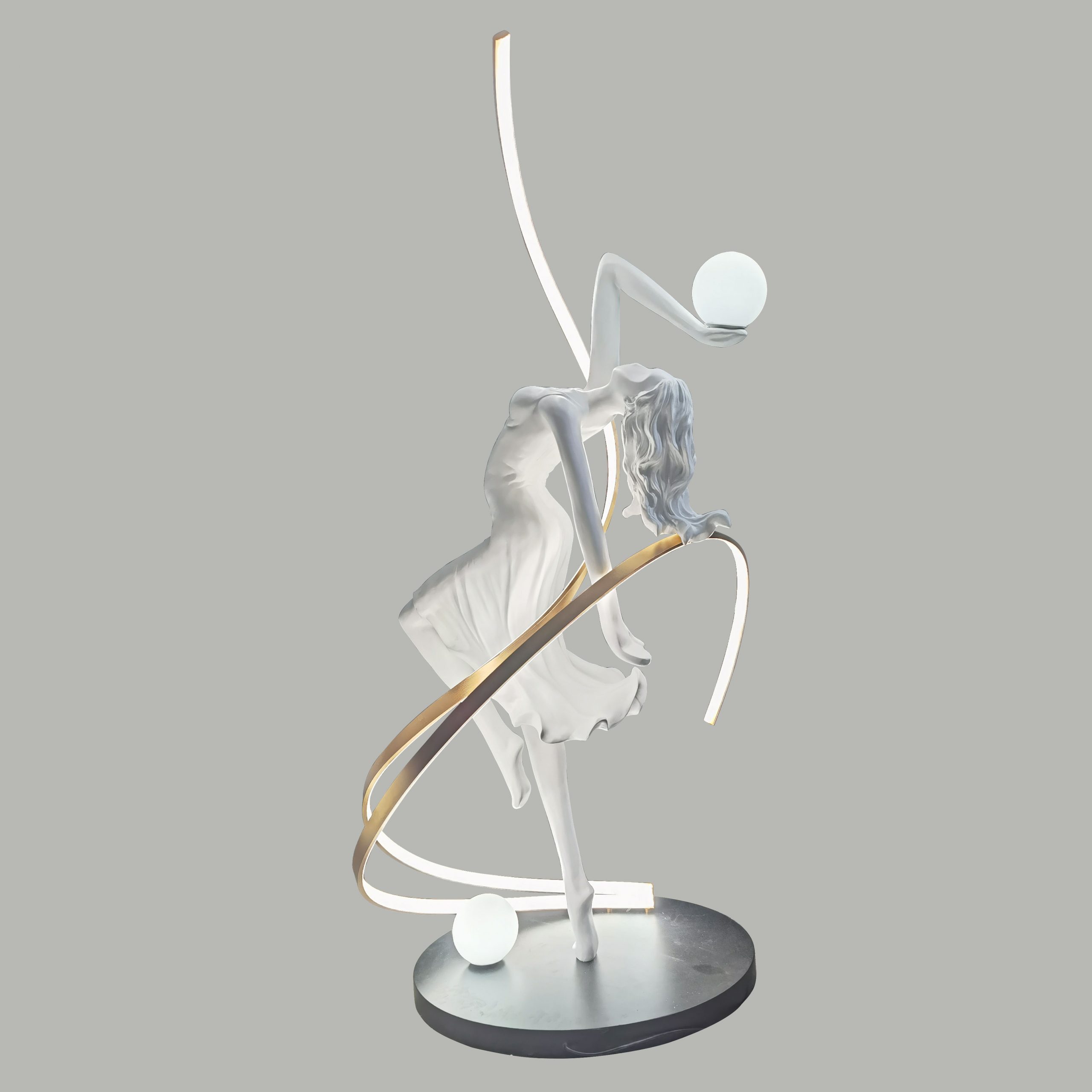 12024640 Lady with Ball Dancing Sculpture Medium - Image 1