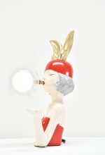 Red Girl with Bubble Small - Image 3