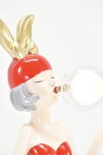 Red Girl with Bubble Small - Image 4