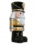 Black and Gold Nutcracker with LED lights