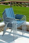 Seaside Casual - HIP STACKABLE DINING ARM CHAIR