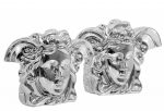Medusa Vases Silver Set of 2