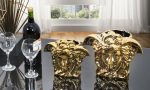 Medusa Vases Gold Set of 2