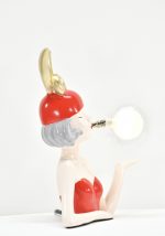 Red Girl with Bubble Small - Image 2