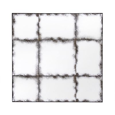 Zentique - Antiqued Panel Mirror